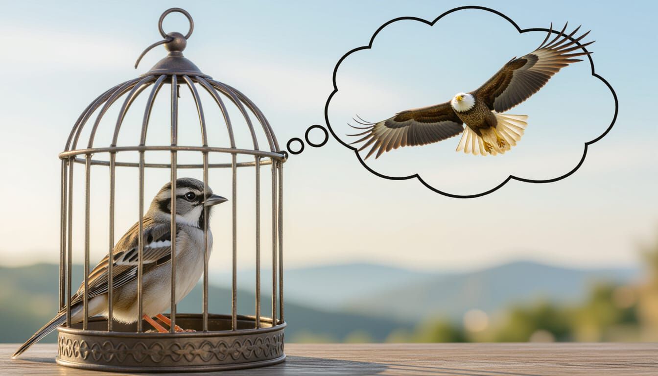Caged Bird's Dream of Freedom