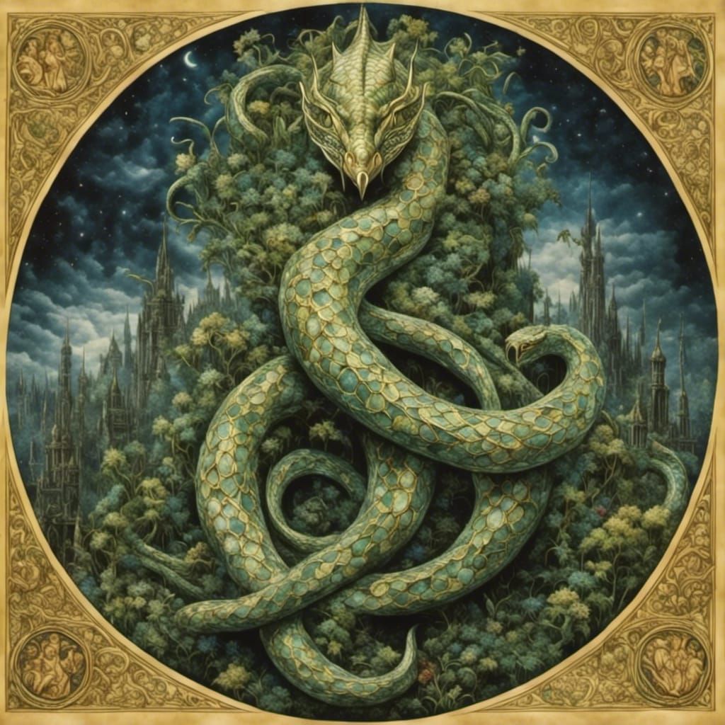 Formula for taking the form of a serpent