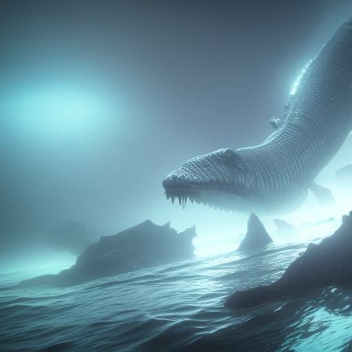 Horrific Leviathan Concept Art in 8k Resolution