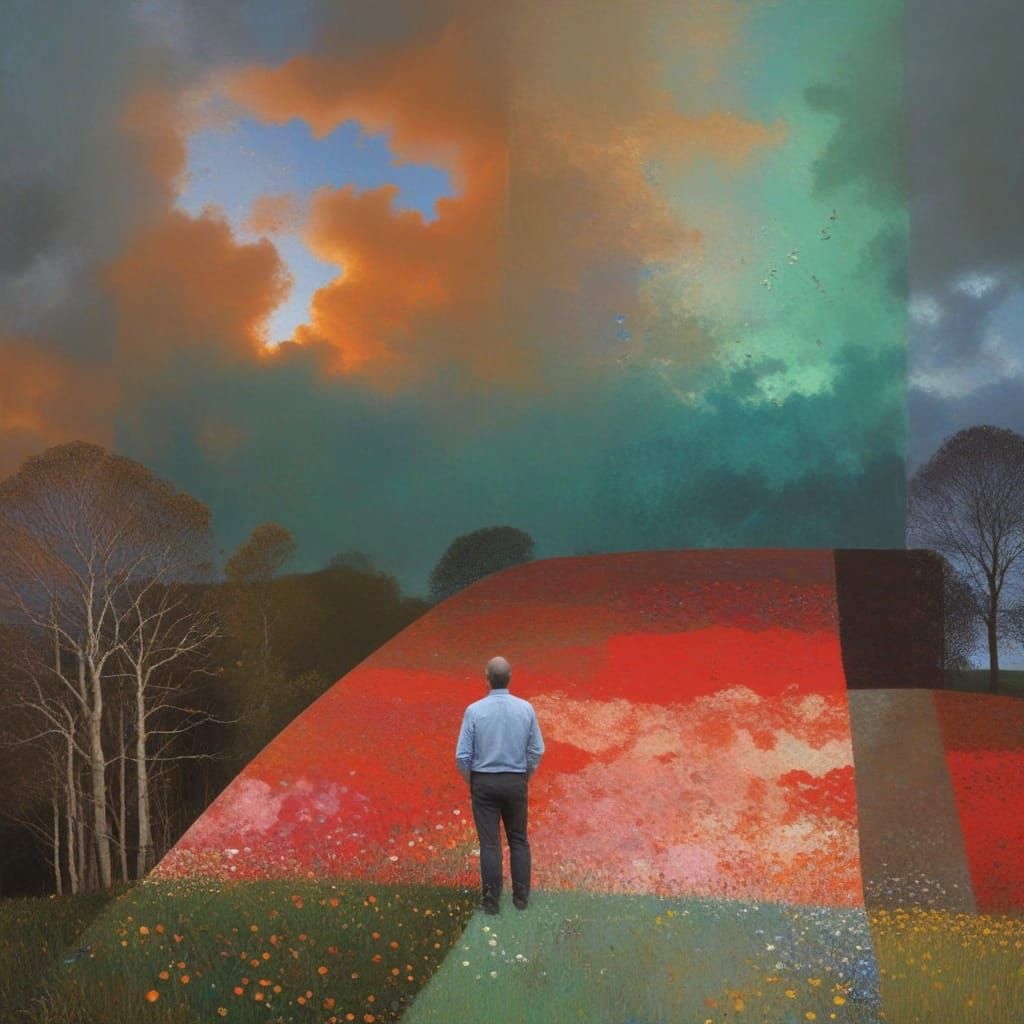 Landscape Masterpiece in Dreamlike Abstraction