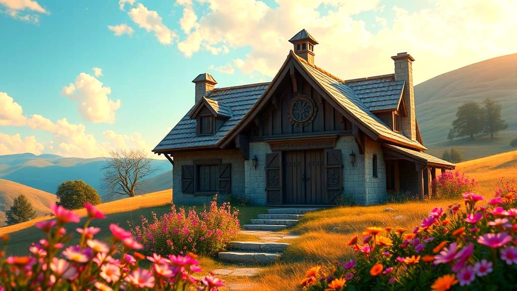 Charming Gemstone Country House on Wildflower Hill