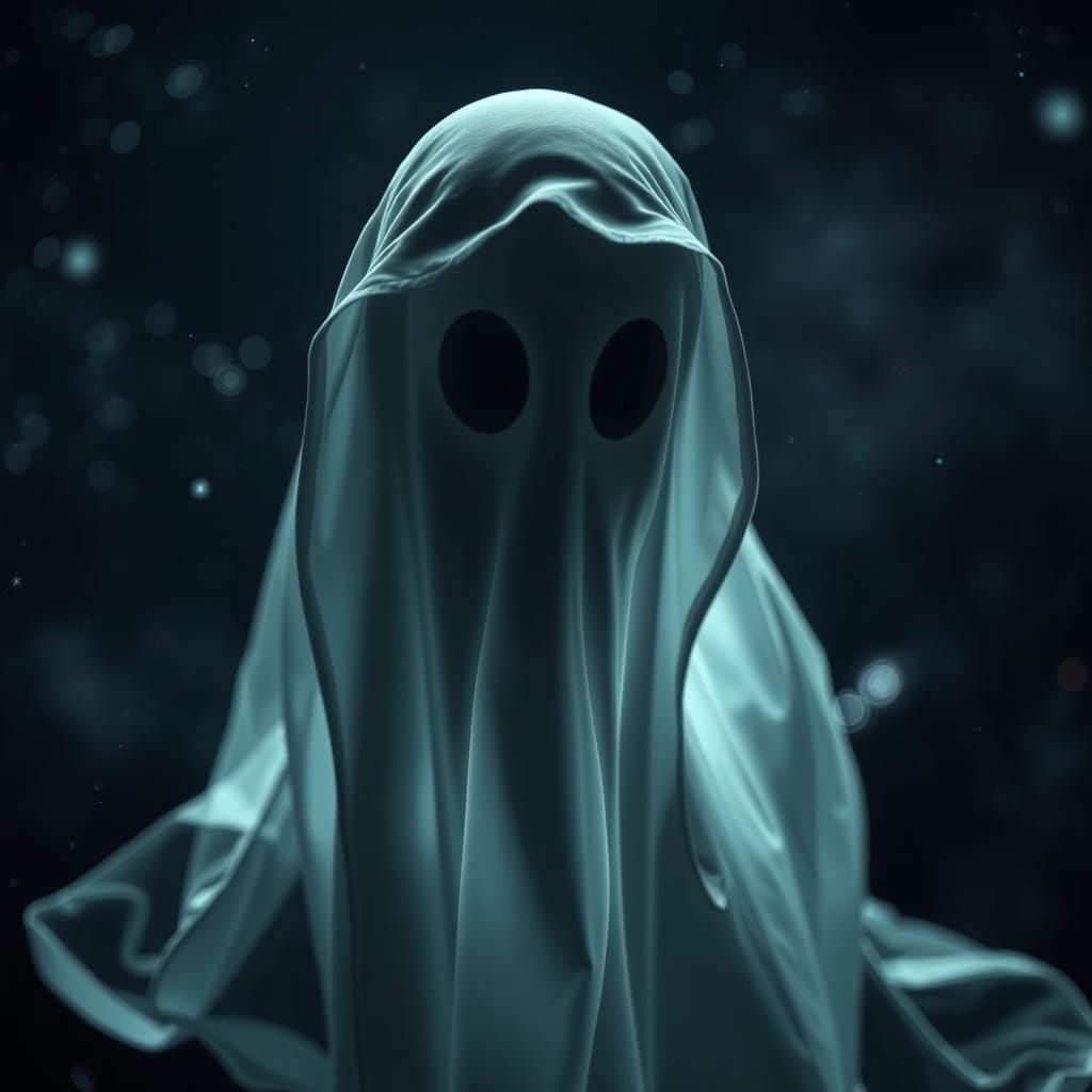 Cosmic Specter in Hyperrealistic Splendor