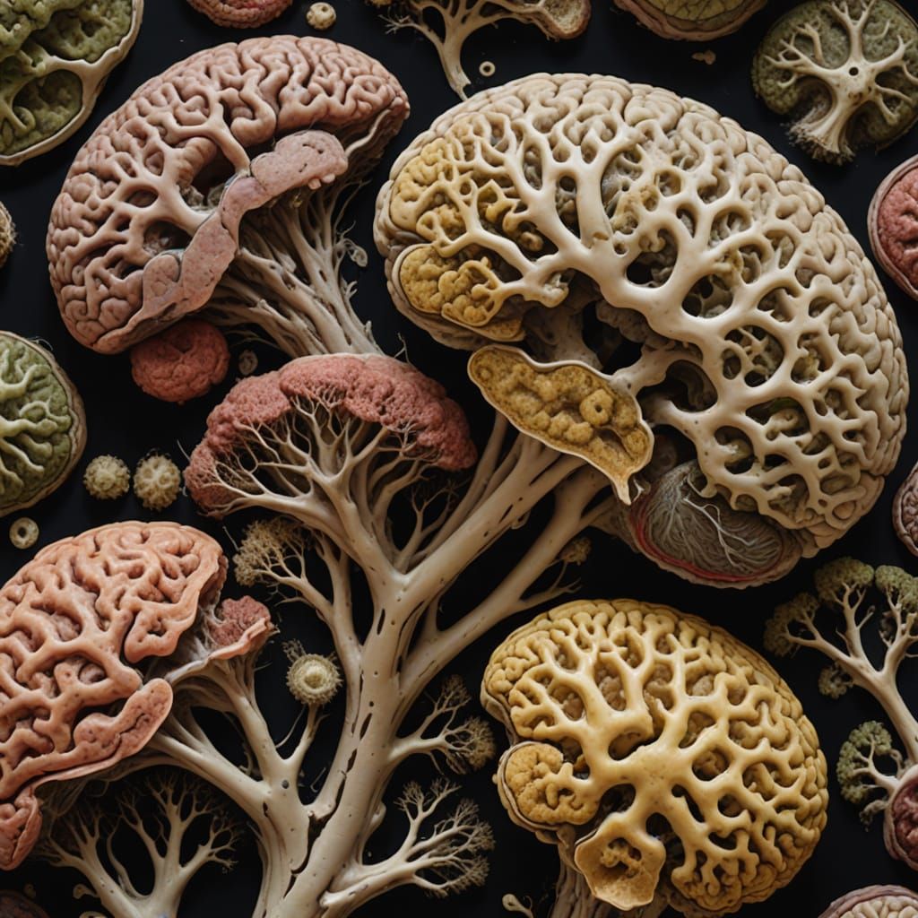 Surreal Medical Horror in Dark Fantasy Style