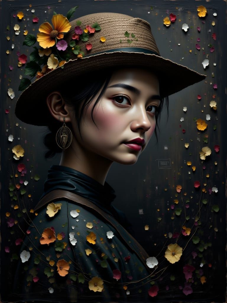 Dark Portrait of Thoughtful Subject