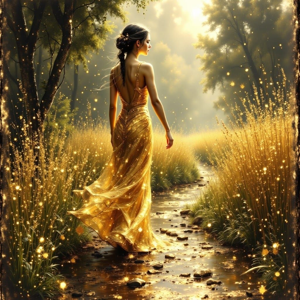 Goddess of Fertility Revives Barren Land With Each Step