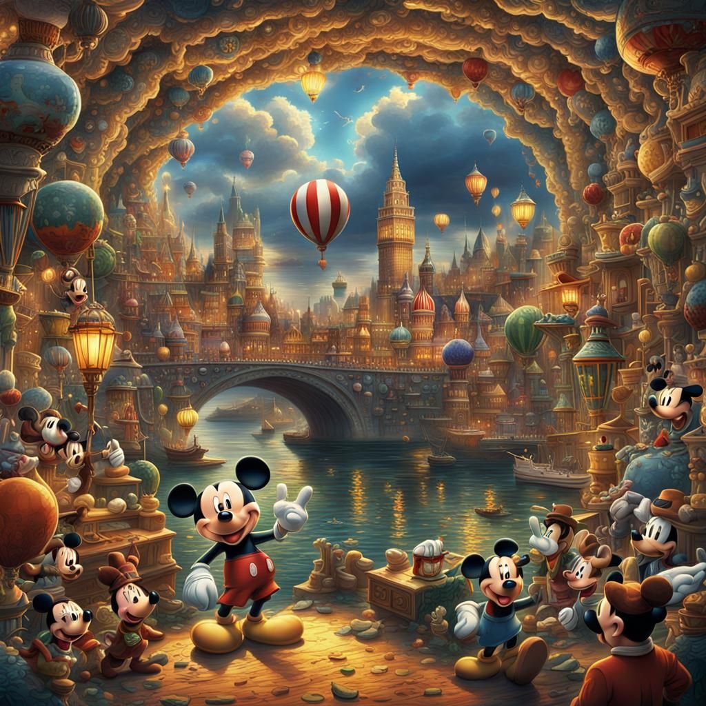 Surreal American Landscape: A Digital Matte Painting