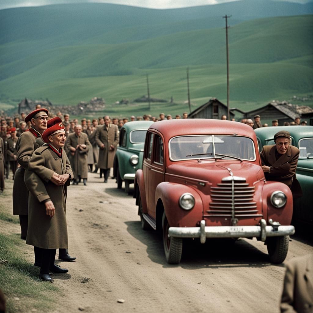Soviet Georgia in the 1950s: A Vintage Photograph