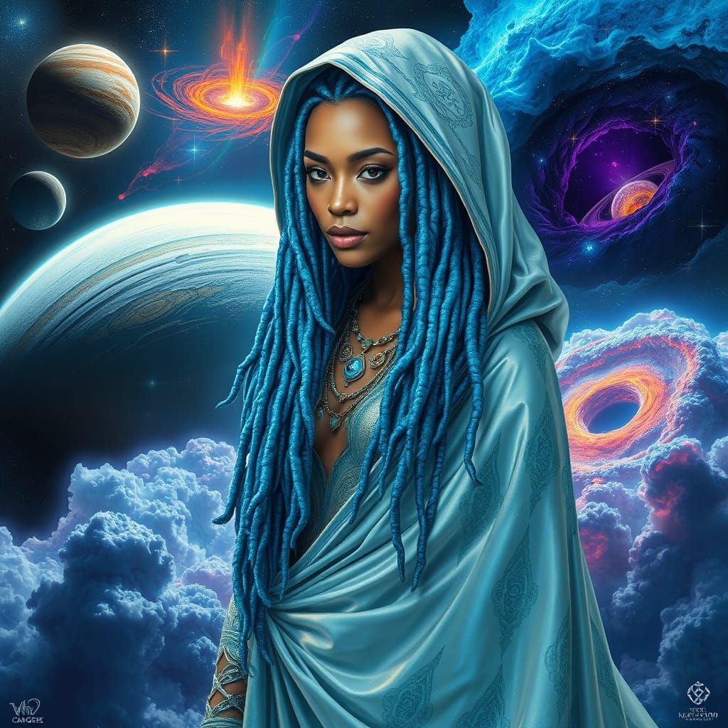 Mystical Goddess of the Cosmos