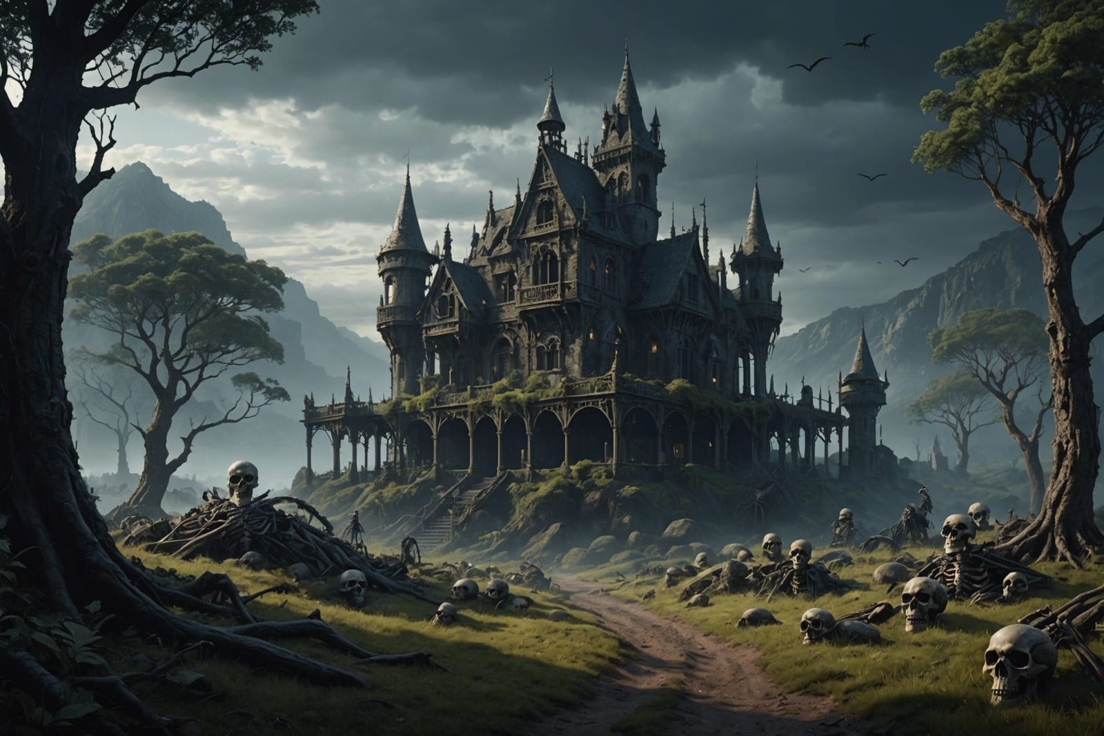 Eerie Fantasy Land of Dark Beauty