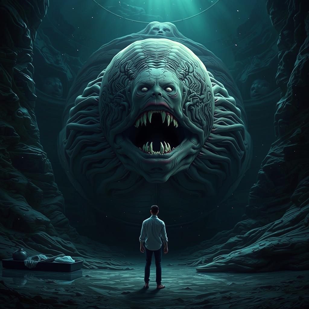 Azathoth Emerges: A Hyperrealistic Horror Transformation