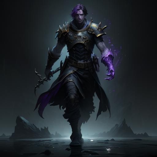 Soul: Dark Fantasy Art in Art Nouveau Style