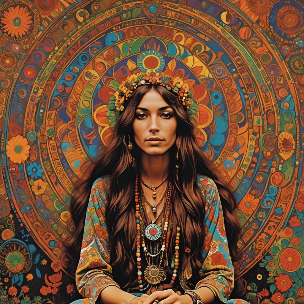 Psychedelic Trip: A Hippie Girl's Acid Journey