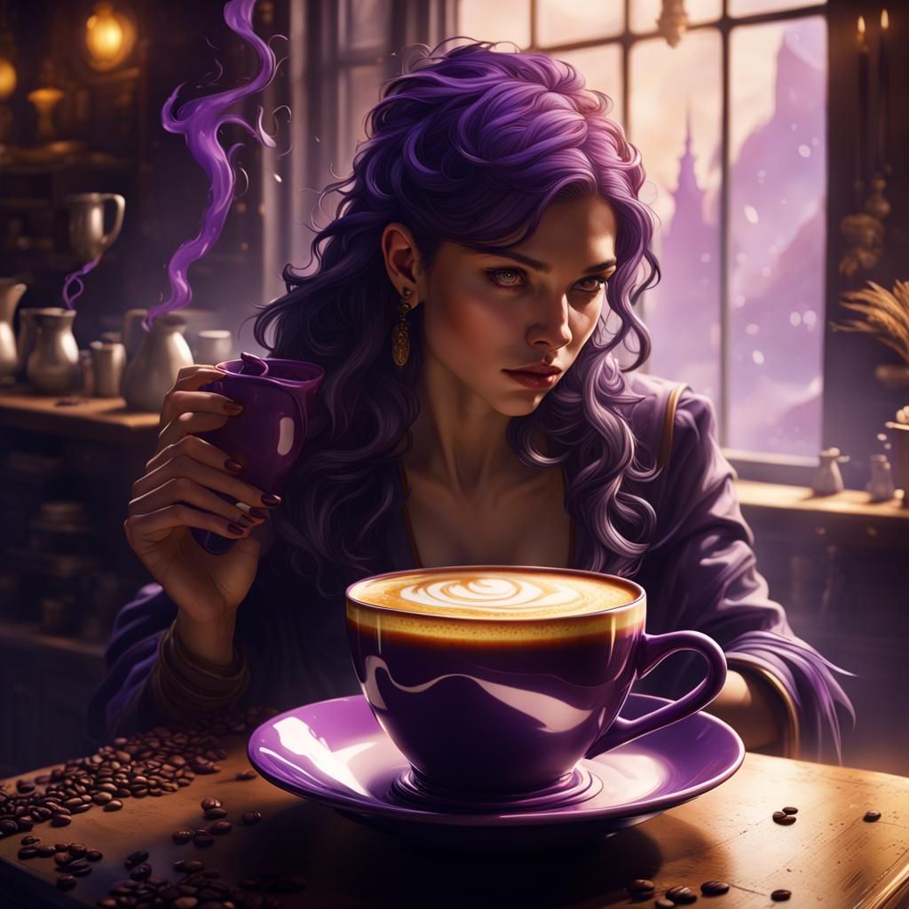 Coffee: A Dark Fantasy Concept Art Masterpiece