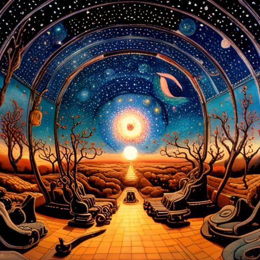 Starscape constellations galaxies