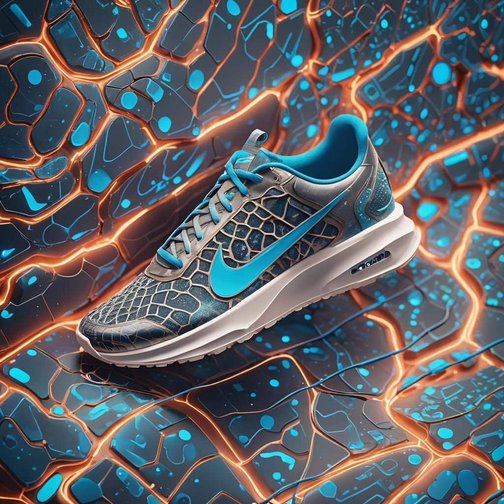 Nike Air Quantum Sneakers in Neofuturistic Style