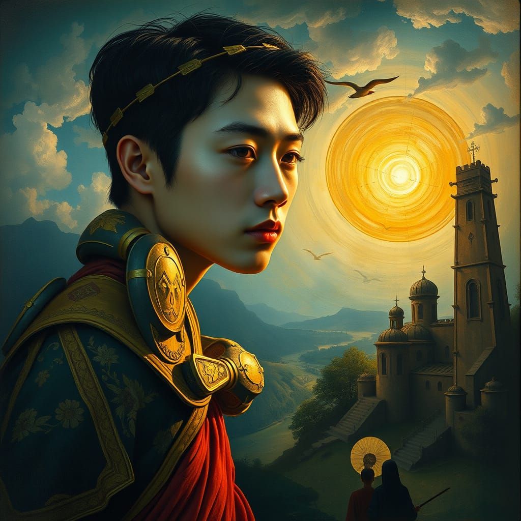 Surreal Flemish Baroque Masterpiece of Male Beauty