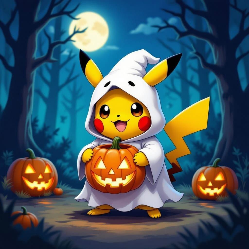Pokemon Celebrate Spooky Halloween Night