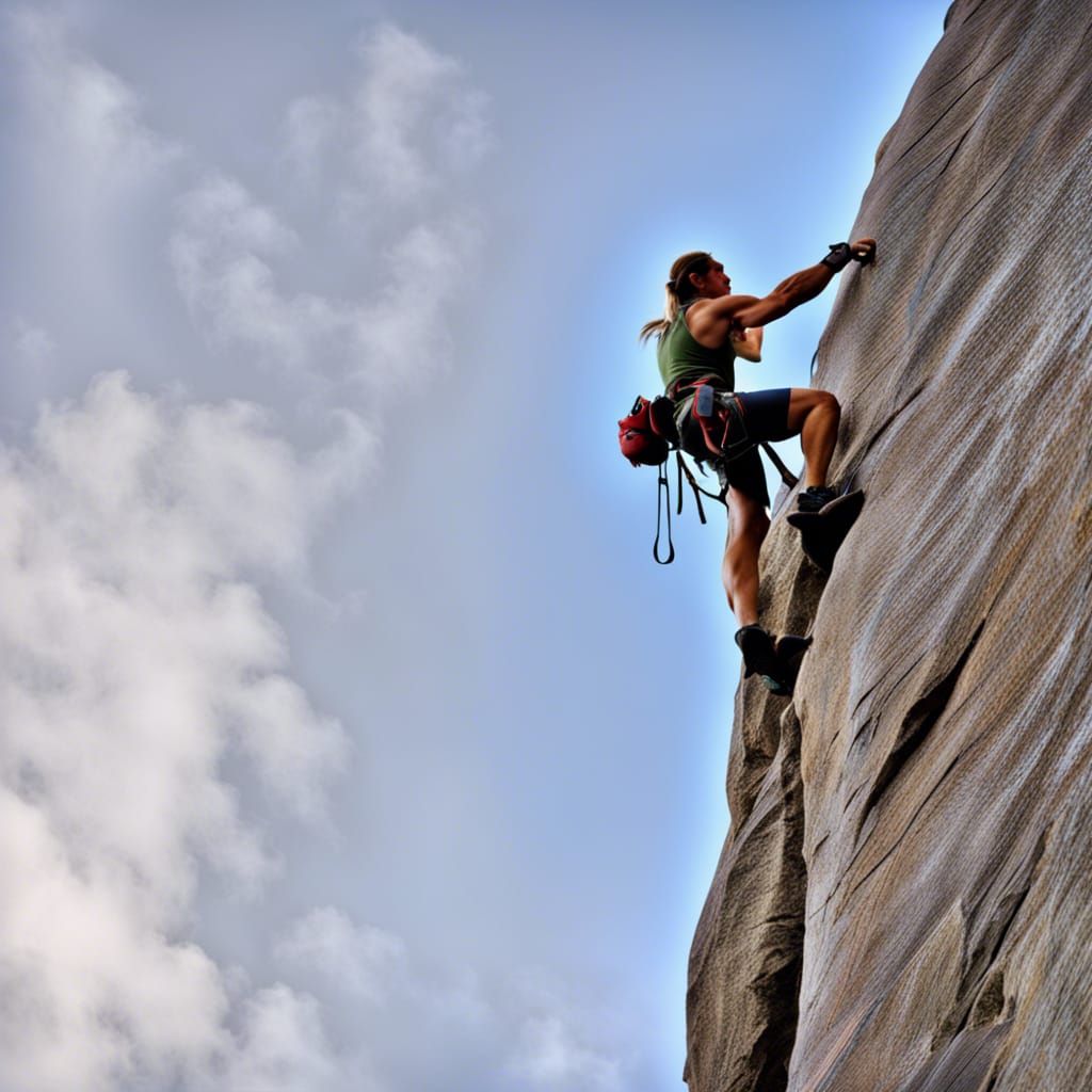 Rock climbing