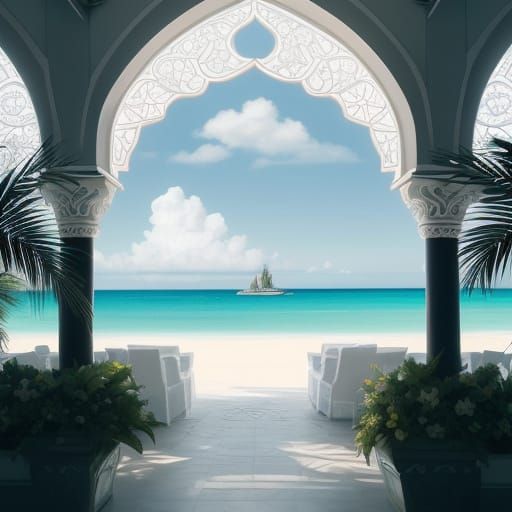 Magical Art Deco Villa with Starry Motifs