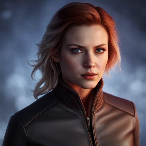 Detailed Painting of Female Sam from Supernatural