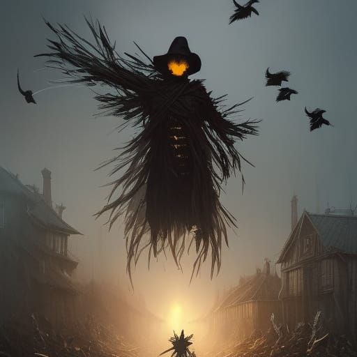 Scarecrow Welcomes Crows: A Dark Fantasy Masterpiece