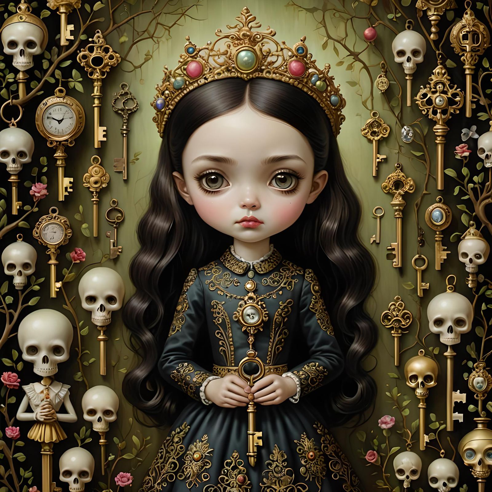 The Passage of Time (lowbrow art)