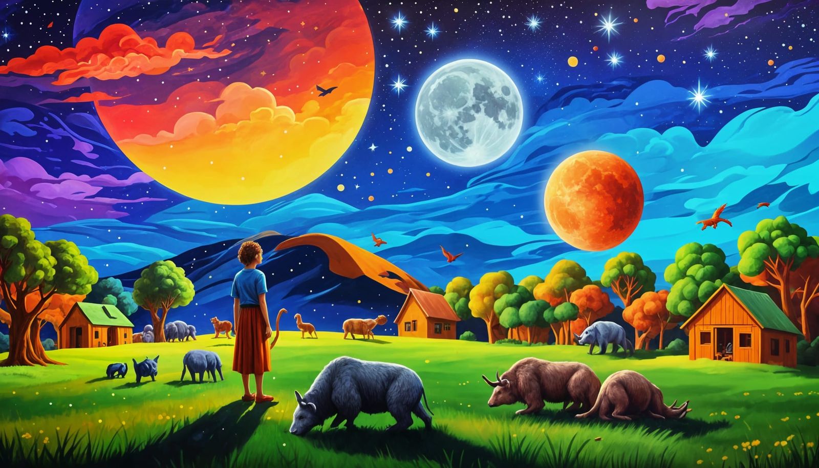 A Colorful World of Astronomy, Nature, and Kindness