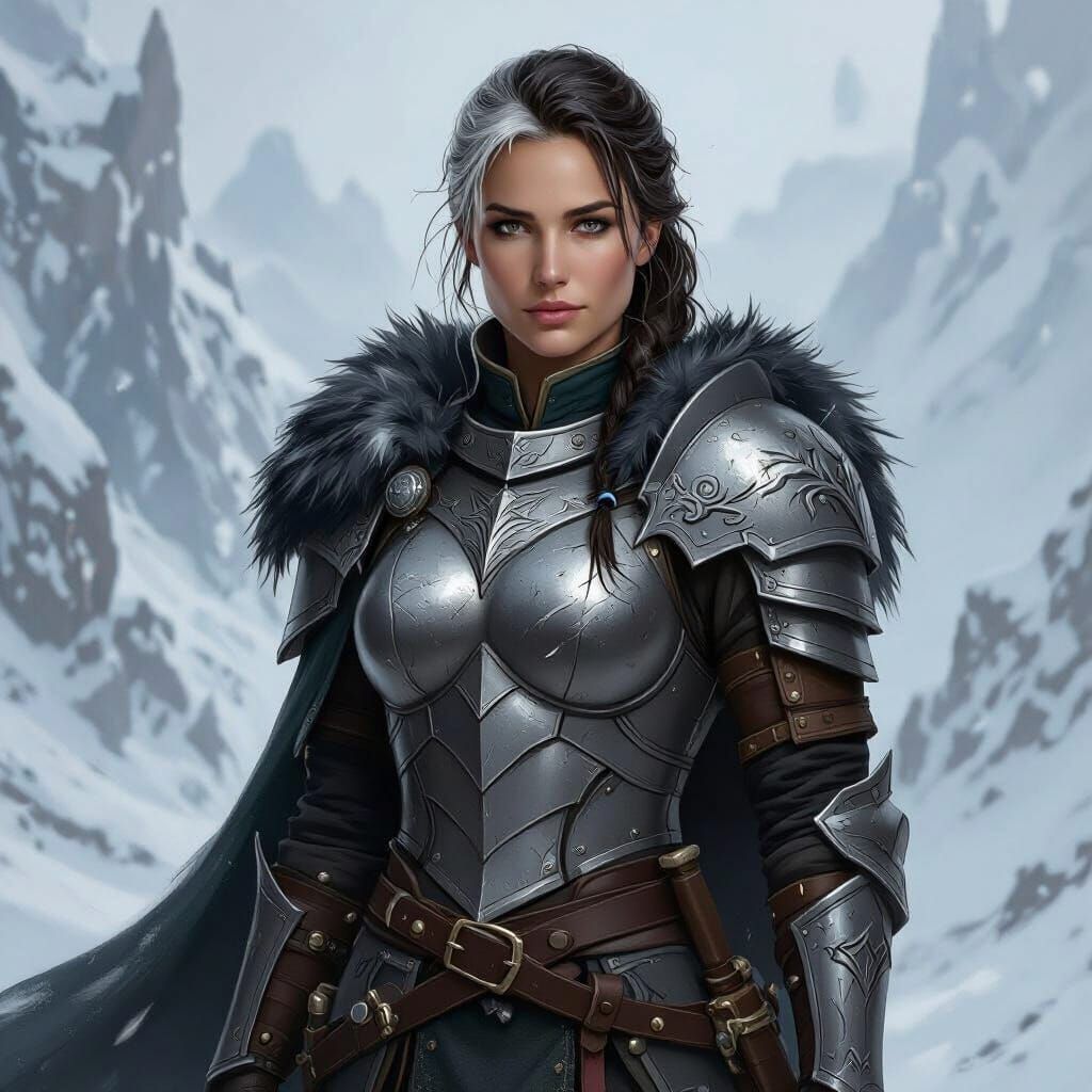 Fortress Commander Brynja Frostgate in Armor
