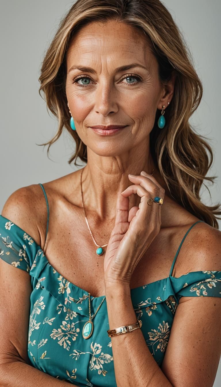 An exceptionaly beautiful 45 year old lady,