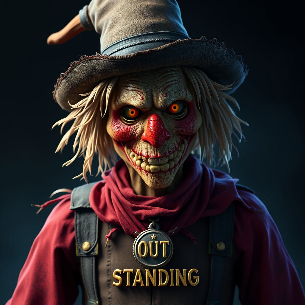 Award-Winning Scarecrow in Detailed Matte Painting