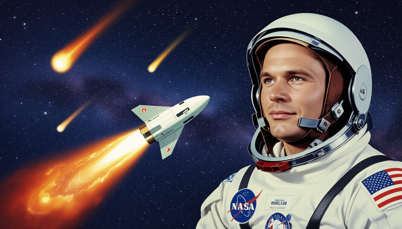 Yuri Gagarin's First Space Flight: A Collage