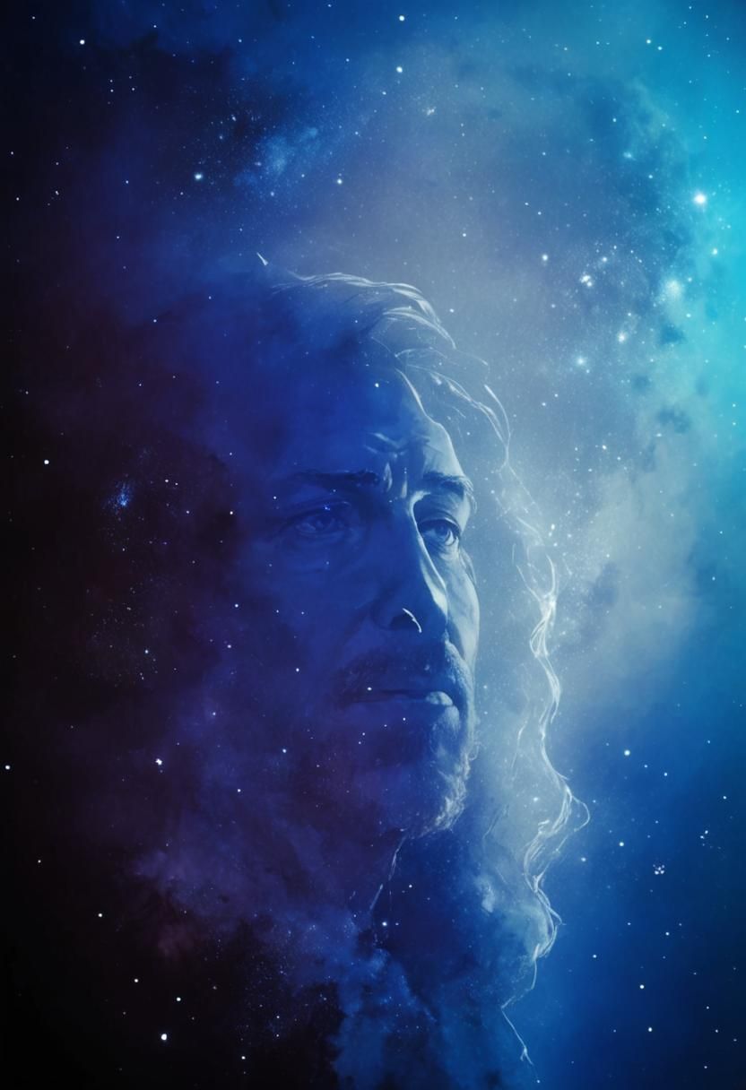 Astronomer Lost in Stars: Unreal Engine Sketch