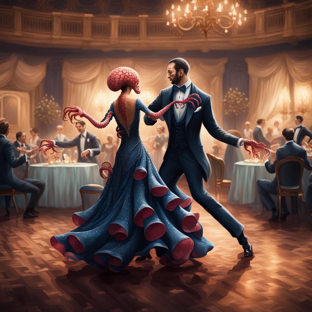 Octopi Tango at Wedding Reception