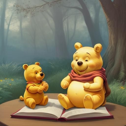 Classic Winnie the Pooh Illustration