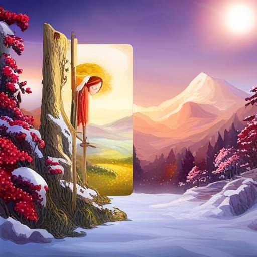 Tarot Card Aces of the Four Seasons