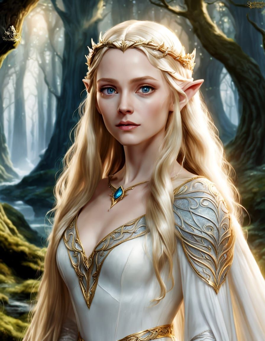 Galadriel of Lothlórien: A Digital Portrait