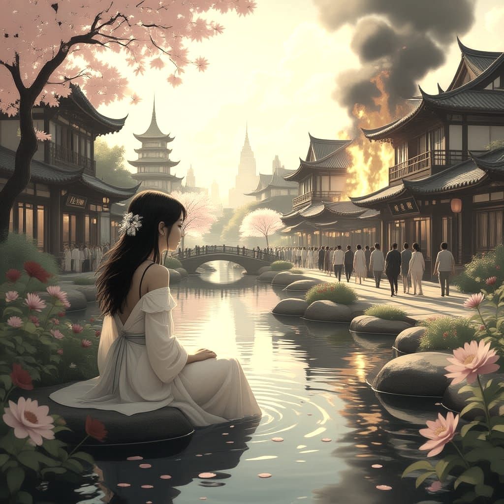 Calm Versus Chaos: A Visual Dichotomy