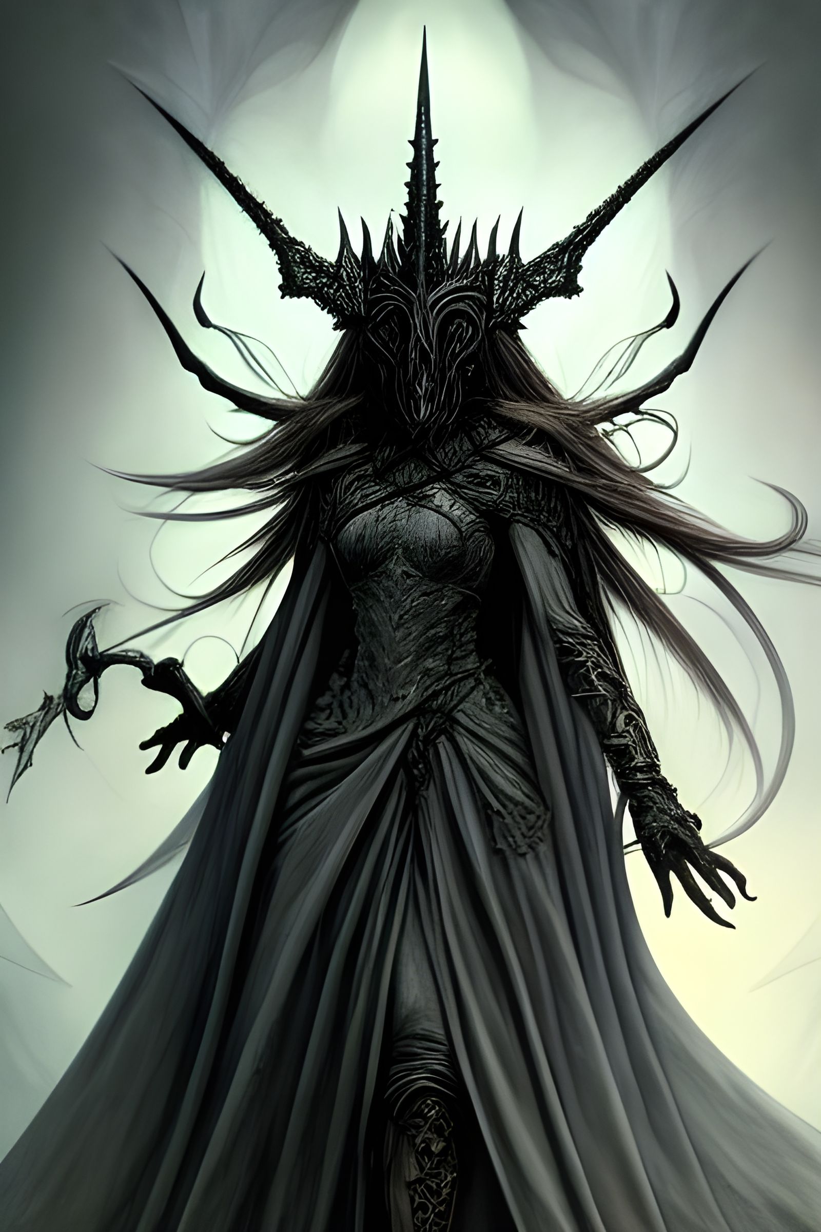 Witch-king of Angmar Portrait in Rococo Style