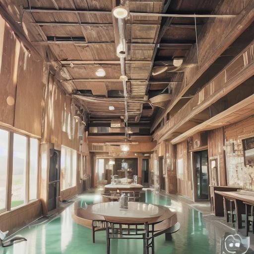 Minimalist Studio: Glass Fixture in Soft Lighting