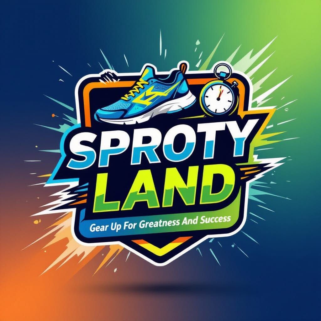 Sproty Land Logo: Gear Up For Greatness And Success