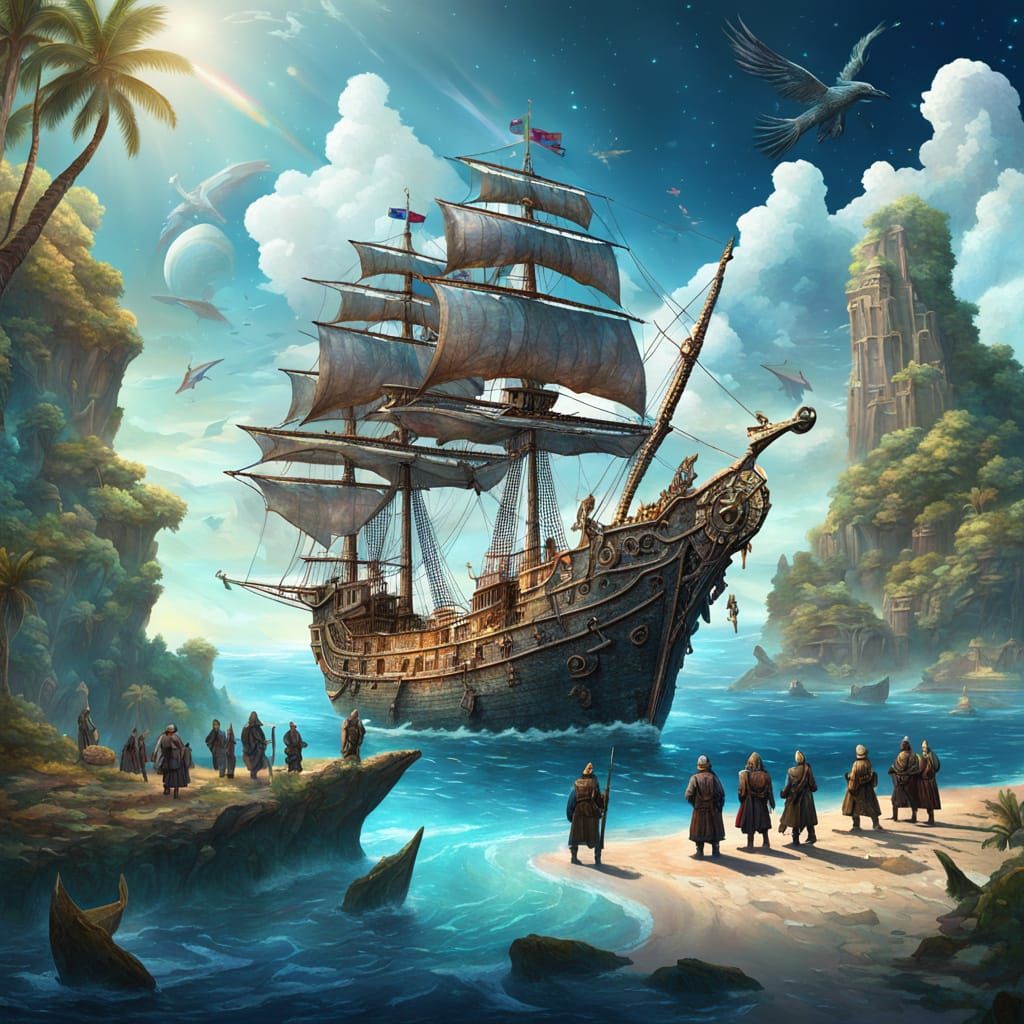 Ancient Mariners Meet Primitive Island Gods