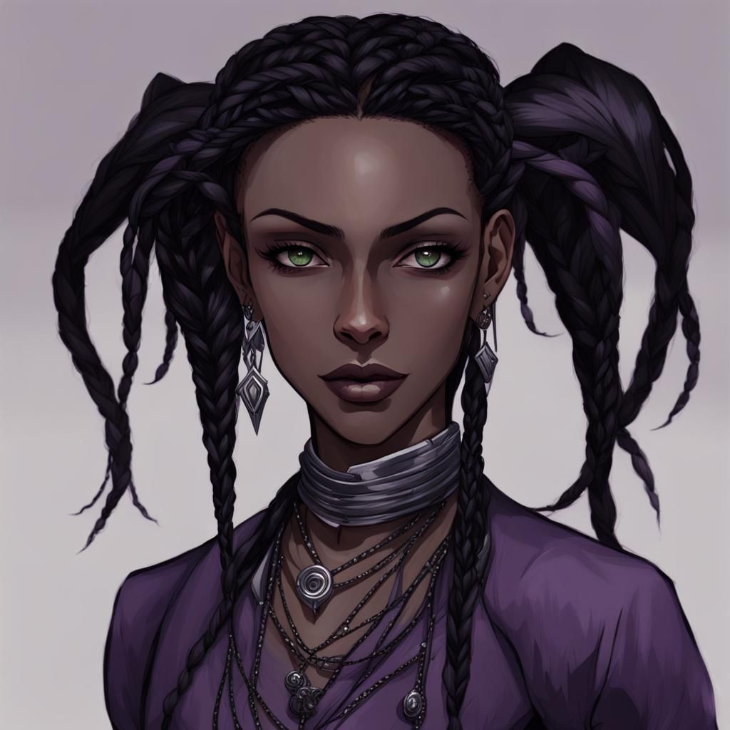 Elegant Shadow Kin Portrait in Professional Photography Styl...