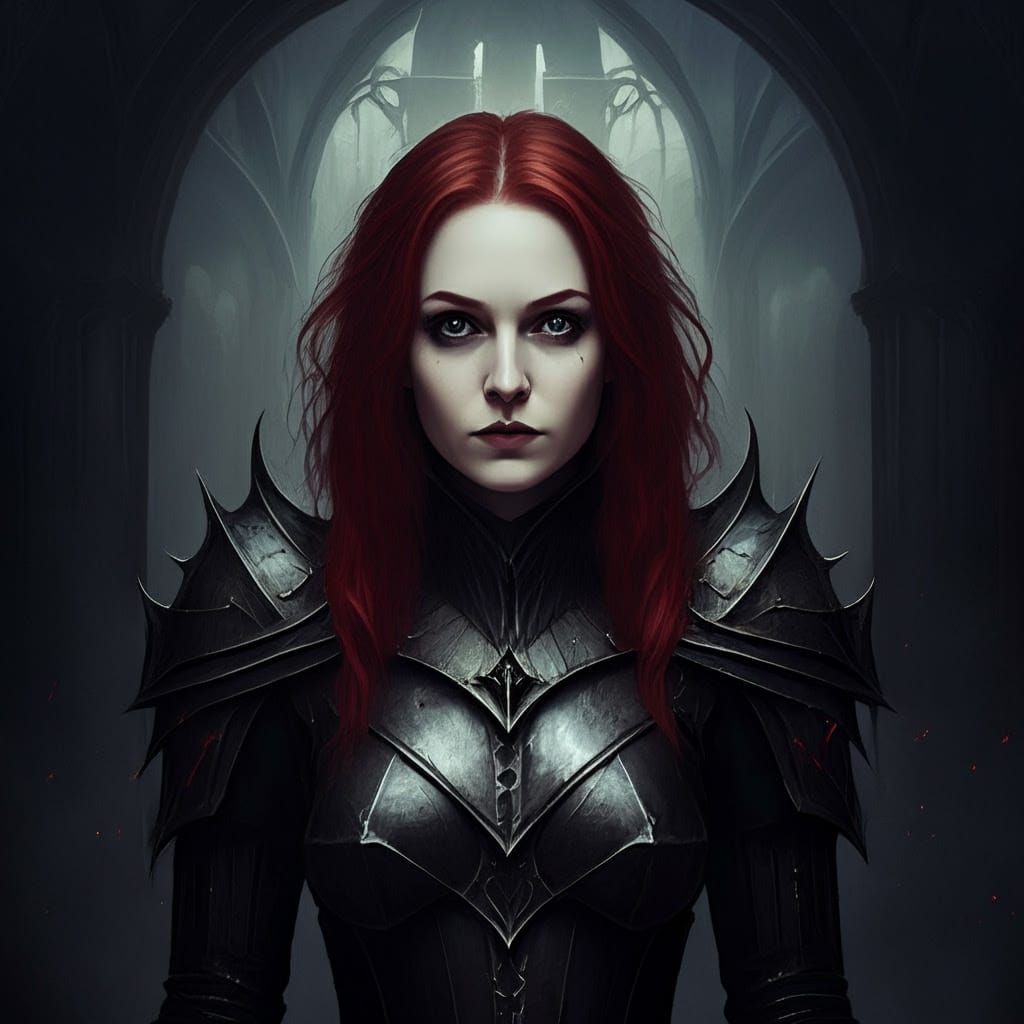 Dark Fantasy Art in a Grim, Mysterious World
