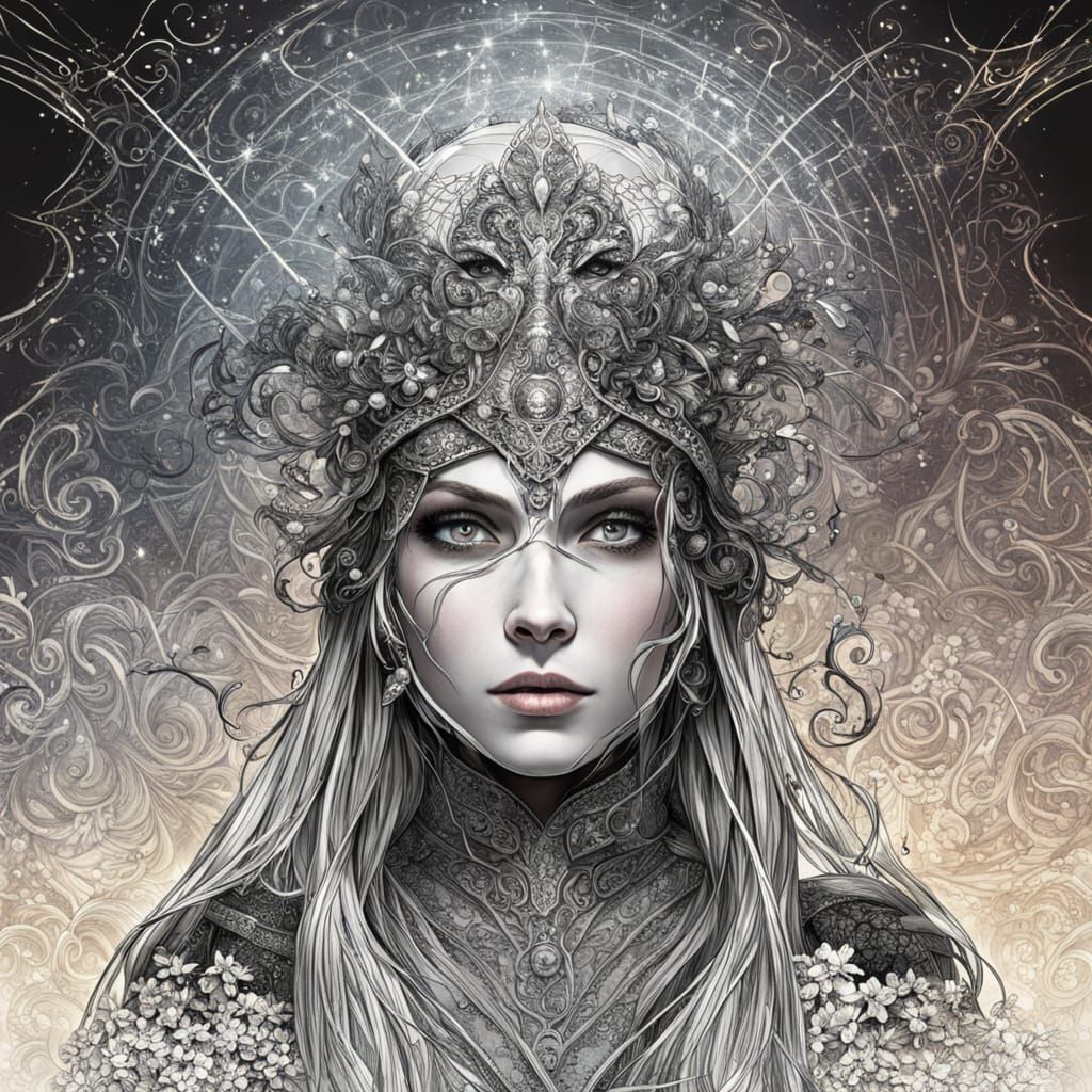 Seductive Sorceress Revealed in Mystical Art