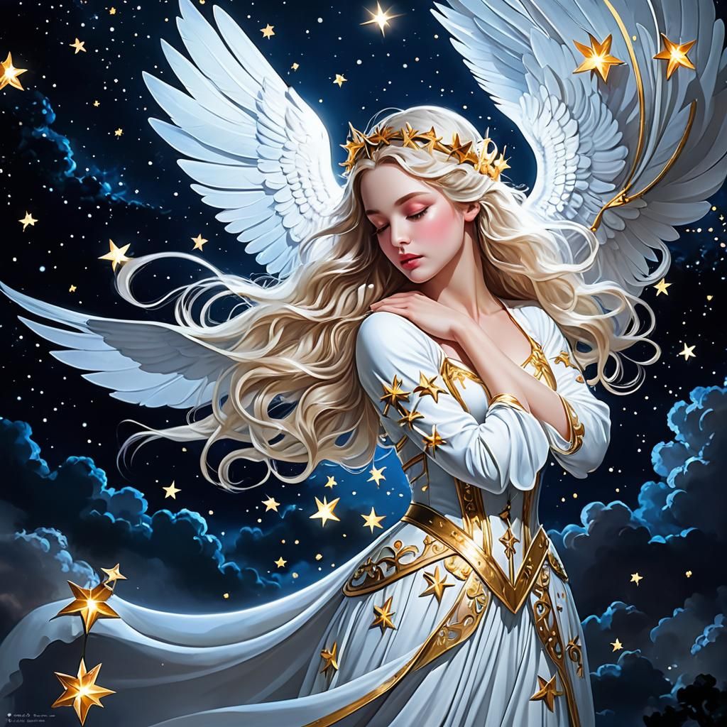 Stars shining bright above you, night breezes seem to whispe...