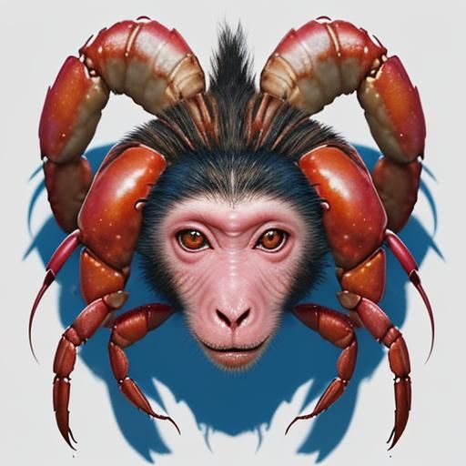 Hyperrealistic Lamb Lobster Monkey Hybrid Farming