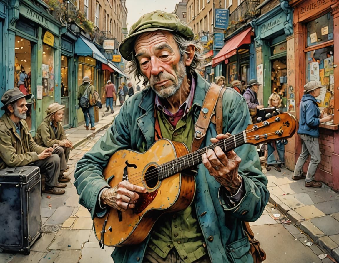 The Old Busker