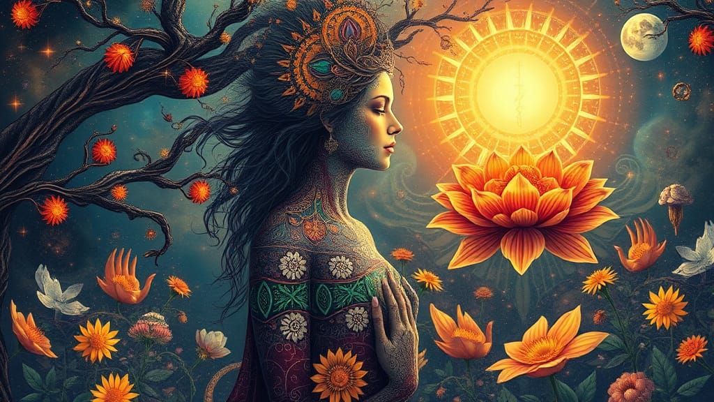 Enlightenment: Infinite Consciousness in Digital Art