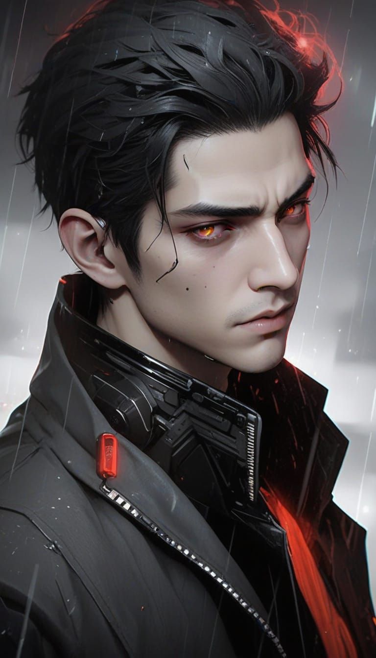 Cyberpunk Neo Punk Masterpiece in Anime-Inspired Colors