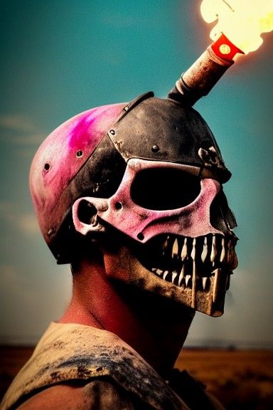 Jugger Wasteland Warrior in Dieselpunk Style